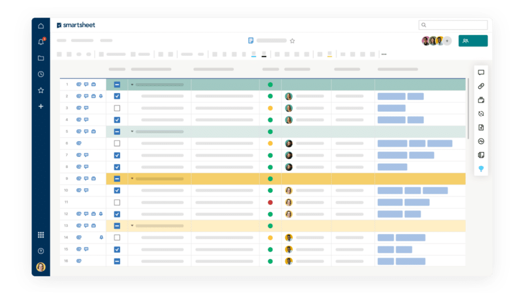 smartsheet dashboard